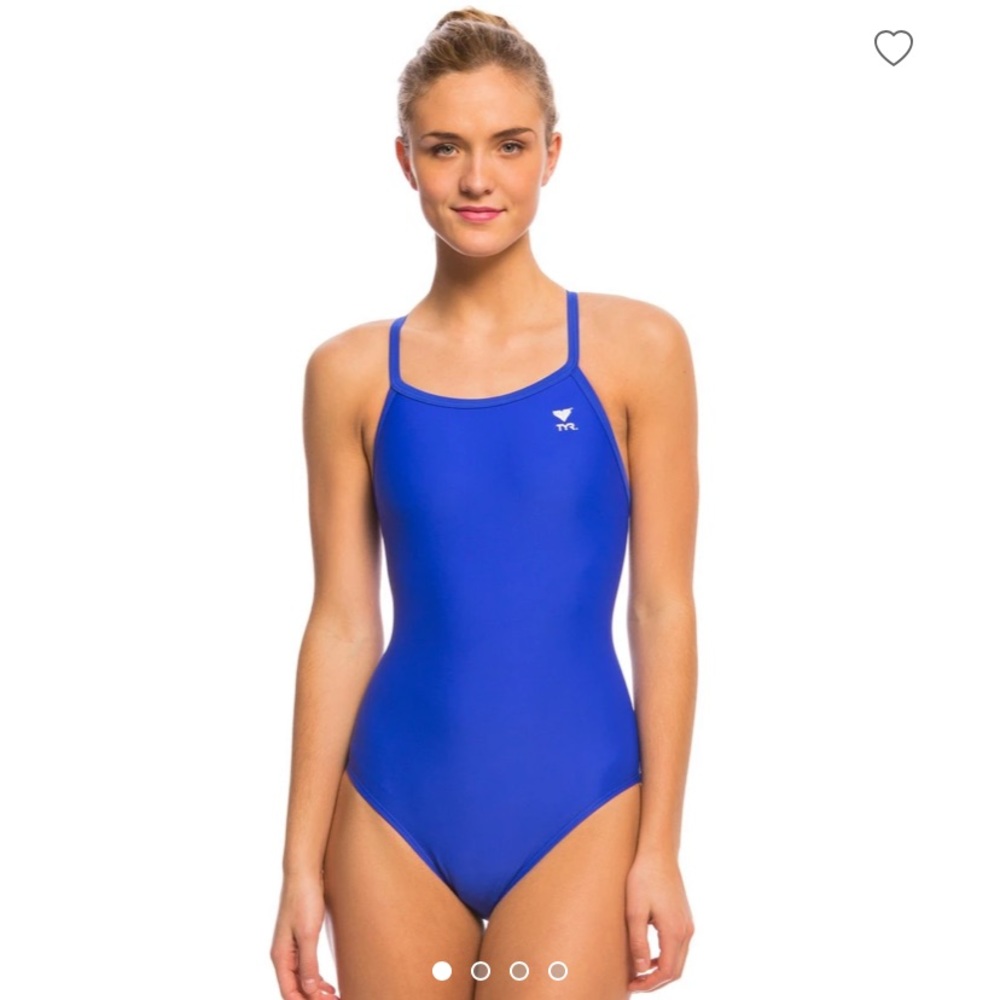 TYR womens eco solid diamondfit one piece swim suit